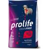 Prolife Grain Free Cane Adult Sensitive Medium/Large Manzo e Patate - 10 kg Croccantini per cani