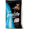 Prolife Sterilised Gatto Sensitive Maiale e Riso - 7 kg Monoproteico crocchette cani Croccantini per gatti
