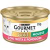 Gourmet Purina Gourmet Gold Mousse Umido Gatto con Verdure 85 gr - Trota e Pomodori Cibo umido per gatti