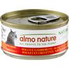 Almo Nature HFC Natural monoproteico Cat 70 gr - Pollo e Gamberetti - Confezione da 6 pezzi - Cibo umido per gatti - Cibo monoproteico gatto - 1° ORDINE? scegli lo sconto BZR5 / BZR20 + 200 punti fedeltà