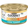 Gourmet Purina Gourmet Gold Tortini Umido Gatto 85g - Tonno - Confezione da 24 pezzi - Cibo umido per gatti - 1° ORDINE? scegli lo sconto BZR5 / BZR20 + 200 punti fedeltà