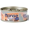 Monge Delicate Adult cottura al vapore 80 gr - Pollo Patate e Carote in Pezzi - Confezione da 6 pezzi - Cibo umido per gatti - 1° ORDINE? scegli lo sconto BZR5 / BZR20 + 200 punti fedeltà