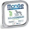 Monge Monoprotein SOLO Patè Grain Free 150 gr - Coniglio Monoproteico crocchette cani Cibo Umido per Cani