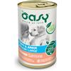Oasy Monoproteico Puppy & Junior Medium/Large 400 gr - Salmone Cibo Umido per Cani