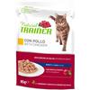 Natural Trainer Adult Bocconcini in salsa 85 gr - Pollo Fresco - Confezione da 12 pezzi - Cibo umido per gatti - 1° ORDINE? scegli lo sconto BZR5 / BZR20 + 200 punti fedeltà