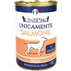 Unipro Unicamente Dog Adult 400 gr - Salmone - Confezione da 6 pezzi - Umido Monoproteico Cane - 1° ORDINE? scegli lo sconto BZR5 / BZR20 + 200 punti fedeltà