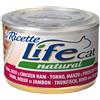 LifeCat Life Cat Natural Le Ricette 150 gr - Tonnetto con Manzo e Prosciutto Cibo umido per gatti