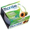 Monge Fruits Cat Adult prelibatezze naturali 80 gr - Tonno con Papaya - Confezione da 6 pezzi - Cibo umido per gatti - 1° ORDINE? scegli lo sconto BZR5 / BZR20 + 200 punti fedeltà