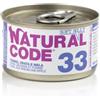 Natural Code acqua di cottura Soft Jelly 85 g 33 - Tonno, orata e mela - confezione da 24 pezzi - Cibo umido per gatti - 1° ORDINE? 20% di sconto SU BRAND ESCLUSIVI, codice BZR20