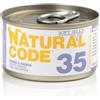 Natural Code acqua di cottura Soft Jelly 85 g - 35 - Tonno e Papaya Cibo umido per gatti