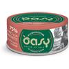 Oasy More Love Cat Adult Lattine in acqua di cottura 70 gr - Tonno con gamberetti - Confezione da 24 pezzi - Cibo umido per gatti - 1° ORDINE? scegli lo sconto BZR5 / BZR20 + 200 punti fedeltà
