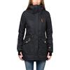 Berydale Parka da donna impermeabile e antivento, Donna, Nero, M