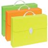 FAVORIT Valigetta Polionda Fluo - 28x39cm - dorso 8cm - colori assortiti - Favorit (unità vendita 1 pz.)