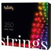 TWINKLY Luci di Natale LED RGB BT+Wifi Controllabili e Personalizzabili con APP SMARTPHONE KIT 250 LED Prolungabili