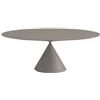 DESALTO tavolo ovale CLAY - CLAY-120x180-D65