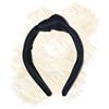 CERCHIETTO per capelli Accessorio Le Vanità - Nero Tessuto Nodo