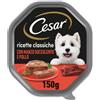 Cesar Ricette Classiche 150gr - Manzo e Pollo - Confezione da 14 pezzi - Cibo Umido per Cani - SPEDIZIONE GRATIS 1° ORDINE + scegli lo sconto BZR5 / BZR20