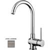 Paffoni Stick Cucina canna Arco - Steel Looking - Codice SK180ST