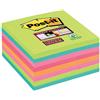 post-it Foglietti Post-it Super Sticky Notes 76x76 mm assortiti arcobaleno - conf. 8 blocchetti da 45 ff - 654-8SS-RBW-EU