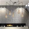 Lampadario a Sospensione SPARK 5 BLACK