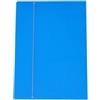 CART. GARDA Cartella 3 lembi con elastico - A3 - dorso variabile - cartone plastificato - azzurro - Cartotecnica del Garda (unità vendita 1 pz.)