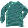 Reiff Pullover baby in lana Merino - col. righe verde smeraldo