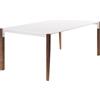 HORM tavolo rettangolare TANGO con piano in Fenix bianco - FNFB120X240