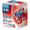 F&F Srl Vita Act Ferro + Vitamina C - Integratore per la Salute del Sangue, 60 Capsule