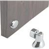 Foresti Ferma Porta Magnetico in Ottone Lucido