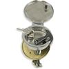 Foresti Alzapagliolo ottone cromato con chiave