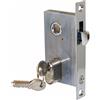 OLCESE RICCI Serratura da Incasso per Porte Scorrevoli in Ottone Cromato 83x17mm