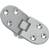 BORSANI ANGELO Cerniera con Arresto in Ottone Cromato 80x30 mm