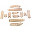 FISHER PRICE Y4089 THOMAS TRAIN BINARI DRITTI E CURVI LEGNO