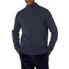 Amazon Essentials Maglione in Cotone con Cerniera Integrale Uomo, Blu Marino, L