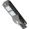 M LEDME Lampione stradale Led 40W Nero con pannello solare IP65 Bianco freddo 6000K con sensore crepuscolare e di movimento M LEDME