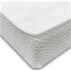 Spizzico Home COPRIMATERASSO SPUGNA TRASPIRANTE ELASTICIZZATO - 1 Pezzo - Matrimoniale 180x200+27