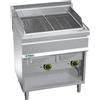 FIMAR Griglia a Gas Armadiata GW80 - Vaschetta Acqua - Piano Cm 70,8 x 50