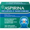BAYER SpA Aspirina Influenza e Naso Chiuso Decongestionante 500mg 20 Bustine