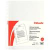 esselte Buste a perforazione universale goffrate Esselte STANDARD PP antiriflesso 22x30 cm conf.100 - 391007300