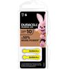 PROCTER & GAMBLE SRL DURACELL ACTIVAIR HEARING AID EASY TAB 10 GIALLO BATTERIA PER APPARECCHIO ACUSTICO 6 PEZZI