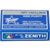 ZENITH Scatola 1000 punti metallici ZENITH 130/LL 6/4 - 0301306401 (Conf.10)