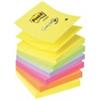 POST-IT Foglietti colorati Post-it® Ricarica Z-Notes Super Sticky neon assortiti cf. 6 blocchetti da 100 ff R330-NR