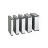 ESSELTE Cartelle portaprogetti Esselte C10 DELSO LINE dorso 10 cm fibrone plastificato grigio 25x35 cm - 390310040 (Conf.5)