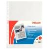 ESSELTE Buste a perforazione universale goffrate Esselte DELUXE 21x29,7 cm trasparente antiriflesso conf. da 50 - 395074300