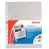 ESSELTE Buste a perforazione universale goffrate Esselte DELUXE 22x30 cm trasparente antiriflesso conf.50 - 395097600
