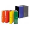 EURO-CART Portaprogetti con bottone EURO-CART presspan monolucido 25x35 cm dorso 6 cm rosso - CP06RO_DESK