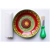 JOSKO Produkte 2733 Set di Piatti per grattugia, Ceramica, Colori assortiti (verde o giallo), 1 set