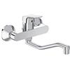 Ideal Standard B5128AA Ceraflex Miscelatore Cucina monocomando a parete per lavello, cromato
