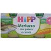 HiPP Bio Omogeneizzato Merluzzo Con Patate E Carote 2 X 80 g