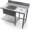 Compack Tavolo di Ingresso Con Vasca E Foro 1500x770x850h